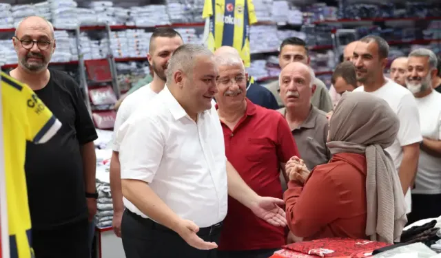 Başkan Özarslan Keçiören'de esnafla buluştu