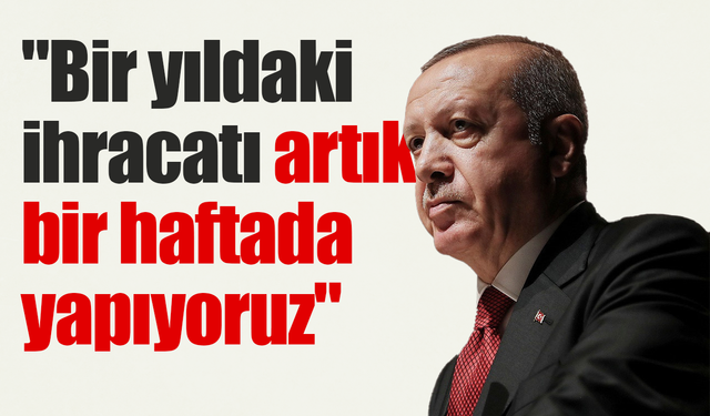 Cumhurbaşkanı Erdoğan'dan dikkat çeken ekonomi mesajı: "23 çeyrektir kesintisiz büyüyoruz"
