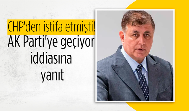 İzmir Büyükşehir Belediye Başkanı Cemil Tugay'dan AK Parti iddialarına yanıt!
