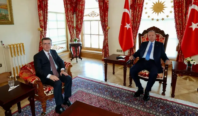 Cumhurbaşkanı Erdoğan, Mücahid Ören'i kabul etti
