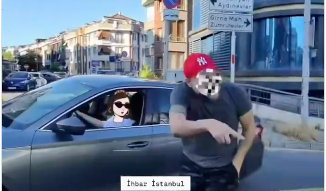 İstanbul'da 3 kadın sürücünün 'yol verme inadı' trafiği felç etti!