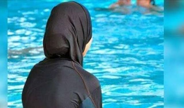 Mersin'de havuz krizi: Haşemalı kadın içeri alınmadı
