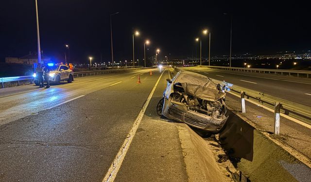 Kayseri’de çevre yolunda korkutan kaza: 3 yaşındaki bebek yaralandı...