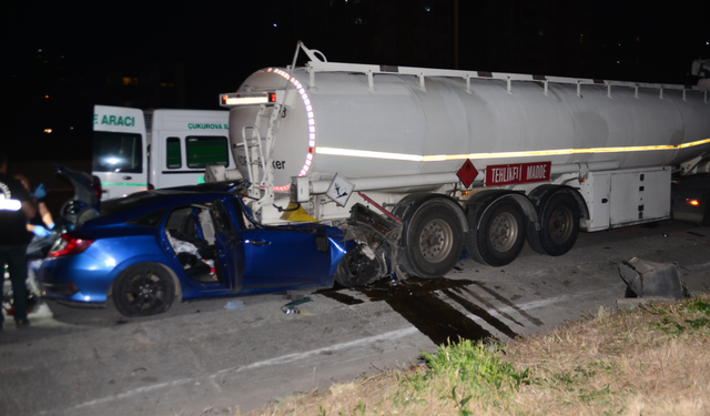 Adana’da TAG Otoyolu’nda feci kaza: 1 ölü, 2 yaralı