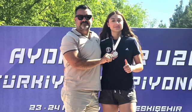 Tuana Akgün’den Eskişehir’de gelen şampiyonluk Aydın’da büyük sevinç yaşattı