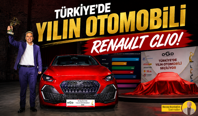 OGD ödüllerinde zirvenin sahibi belli oldu: Türkiye’de Yılın Otomobili Renault Clio!