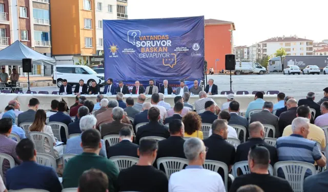 Sincan'da Başkan Ercan vatandaşın sorularını yanıtladı