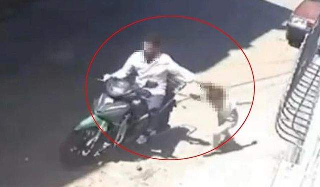 Baba dehşeti kamerada: 7 yaşındaki kızına defalarca tokat atıp, saçından sürükledi