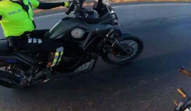 Motosikleti satsa ödeyemez! Polisten kaçışın faturası ağır oldu