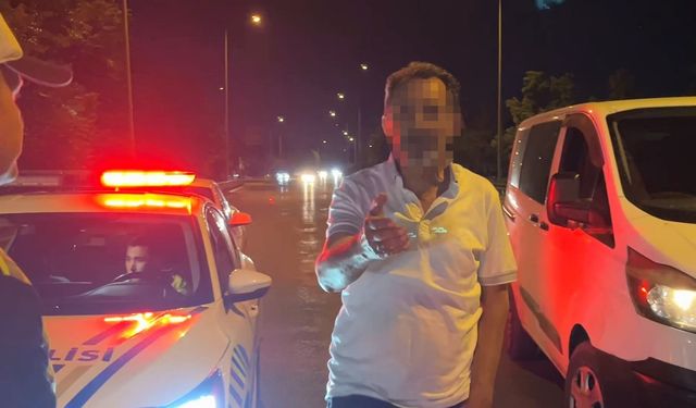Alkollü sürücüden skandal tehdit: Basın mensubunun üzerine yürüyüp, küfürler etti