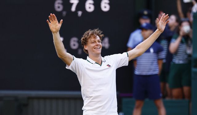 Wimbledon'da Sinner fırtınası: Üst üste ikinci zafer