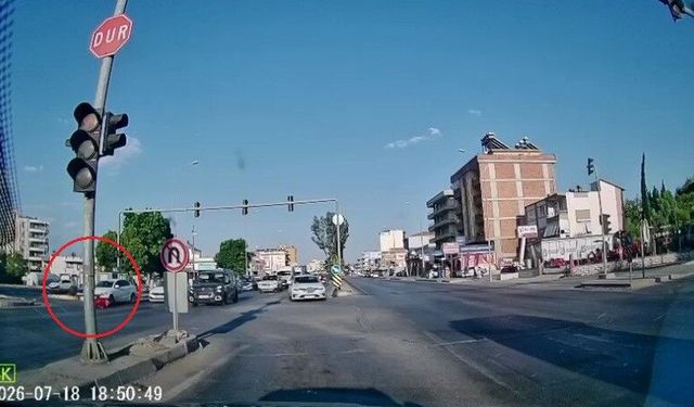 Antalya'da korku dolu motosiklet kazası