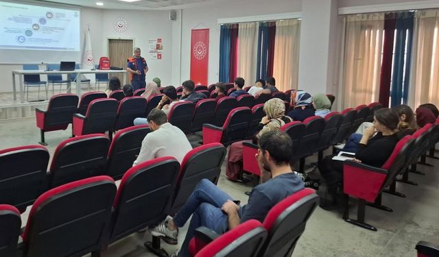 Bayburt'ta afet bilinci yükseltiliyor