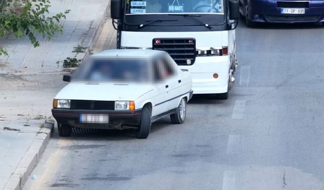 Dron destekli denetimden kaçan ehliyetsiz sürücüye büyük ceza