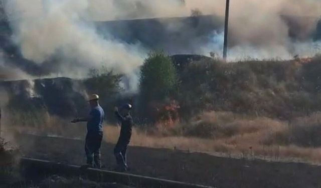 Antalya'da teras yangını panik yaşattı