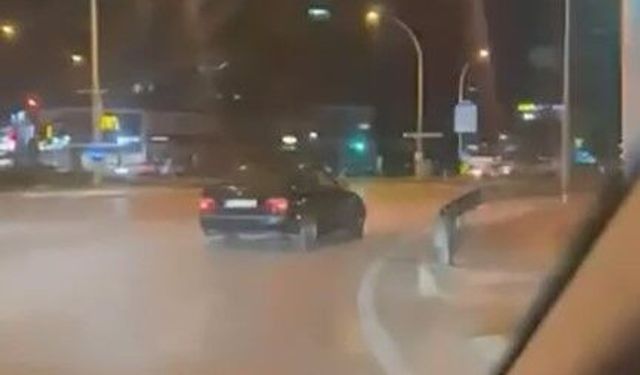 Bursa'da drift atan sürücüye rekor ceza!