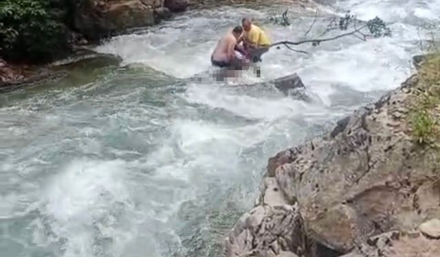 Uzungöl'de feci olay: Haldizen Deresi'ne düşen yabancı turist hayatını kaybetti