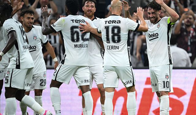 Beşiktaş - Midtjylland maçının ilk 11'leri netleşti