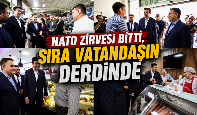 Arıkan ve Babacan: "NATO Zirvesi bitti, artık vatandaşın derdine eğilme zamanı"