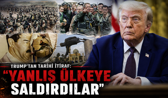 Trump'tan tarihi itiraf: "Irak'ı işgal ederek yanlış ülkeye saldırdılar"