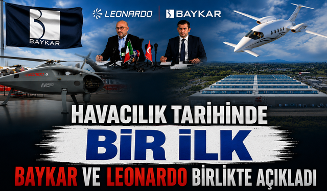 Havacılık tarihinde bir ilk: Baykar ve Leonardo birlikte açıkladı