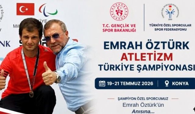 Emrah Öztürk Anısına Atletizm Türkiye Şampiyonası Konya’da Başlıyor