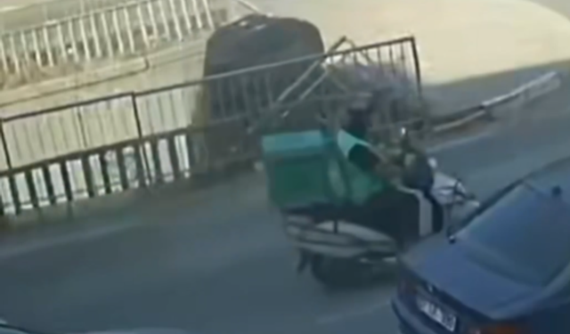 Pendik’te korkutan kaza: Direksiyon hakimiyetini kaybeden otomobil dereye uçtu