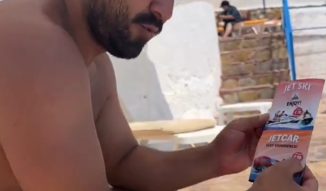 Antalya’daki jet ski fiyatını duyunca tepki gösterdi: “Allah'tan Kuveyt dinarı değil!”