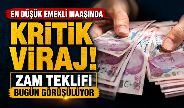 En düşük emekli maaşında kritik viraj! Zam teklifi bugün görüşülüyor