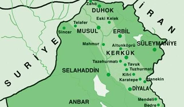 Erbil'de İHA paniği: Parçalar otomobilin üzerine düştü