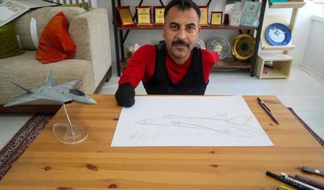 Ankara'da yazılan ilham veren başarı hikâyesi! 6 yaşında iki kolunu kaybetti, bugün KAAN'ın görsel modelleyicisi