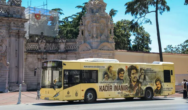 İETT'den Kadir İnanır'a vefa: Özel saygı otobüsü yollarda