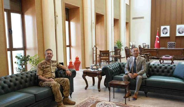 Gaziantep Jandarması'nın komutanı göreve başladı: İlk ziyaret valiye!