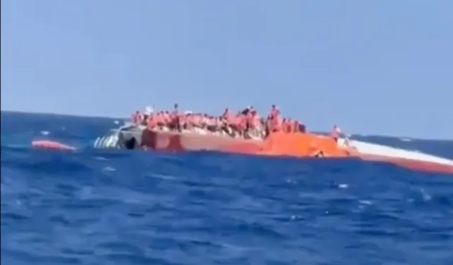 Girne’de yolcu gemisi battı: Kurtarma operasyonu sürüyor