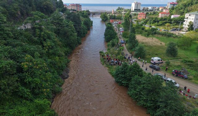 Giresun'da sel sularına kapılan kardeşlerden acı haber