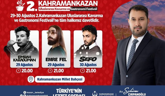 Ankara’da kavurma şöleni başlıyor: Gastronomi festivali için hazırlıklar tamamlandı