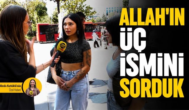 Allah'ın isimlerinden 3 tanesini sayar mısınız?