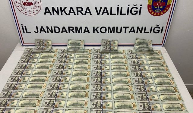 Ankara’da sahte dolar operasyonu! 80 bin 50 sahte Amerikan Doları ele geçirildi