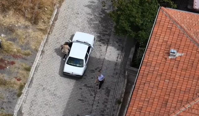 Polisten kaçtı, Drone'dan kaçamadı! Yolcuyla yer değiştiren ehliyetsiz sürücüye ceza yağdı