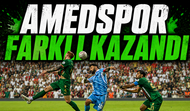 Amedspor Erzurumspor'u devirdi! 16 yıl sonra Süper Lig'e harika başlangıç