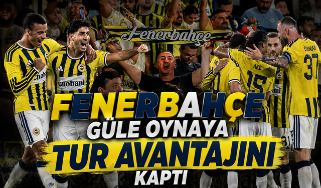 Fenerbahçe güle oynaya tur avantajını kaptı: 2-0