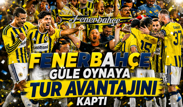 Fenerbahçe güle oynaya tur avantajını kaptı: 2-0