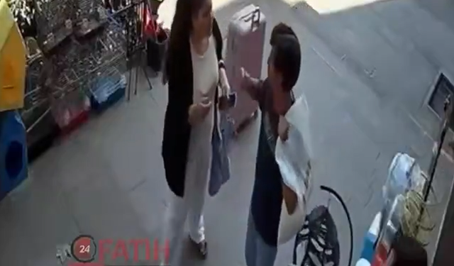 Fatih’te yolda çarpma tartışması: Kadın, adama tokat attı
