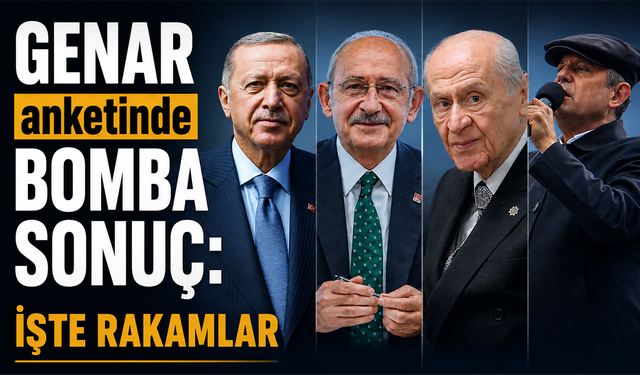 GENAR anketinde bomba sonuç! AK Parti zirveyi bırakmadı
