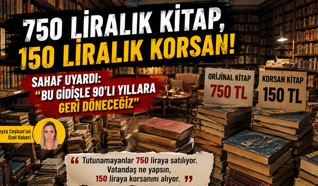 750 liralık kitap, 150 liralık korsan! Sahaf uyardı: "Bu gidişle 90'lı yıllara geri döneceğiz"