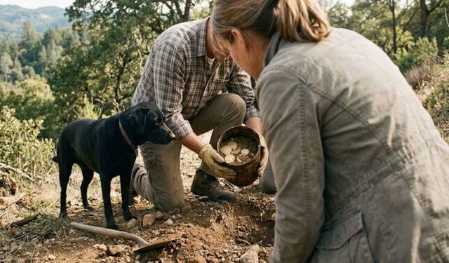 Köpeğini gezdirirken öyle bir şey buldu ki... Değerini öğrenince şoke oldu