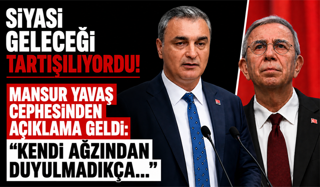Siyasi geleceği tartışılıyordu! Mansur Yavaş cephesinden açıklama geldi: “Kendi ağzından duyulmadıkça...”