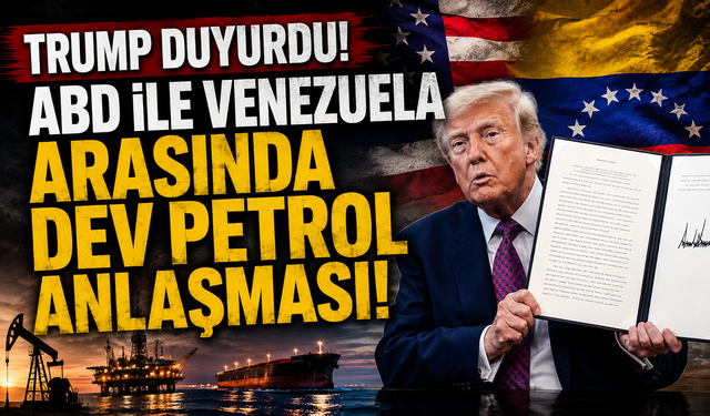 Trump duyurdu: ABD ile Venezuela arasında dev petrol anlaşması