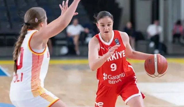 Türkiye U18 Kadın Basketbol Milli Takımı, parkeden mağlup ayrıldı