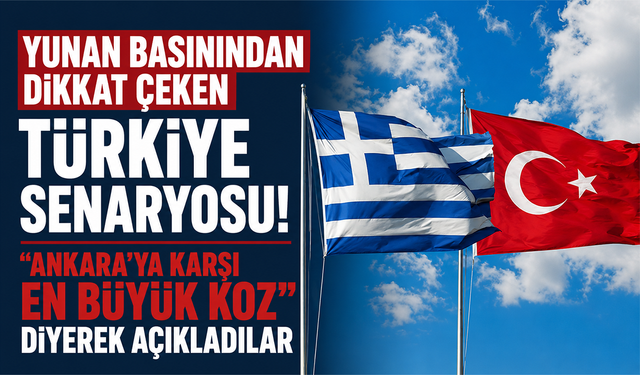 Yunan basınından dikkat çeken Türkiye senaryosu! “Ankara’ya karşı en büyük koz” diyerek açıkladılar